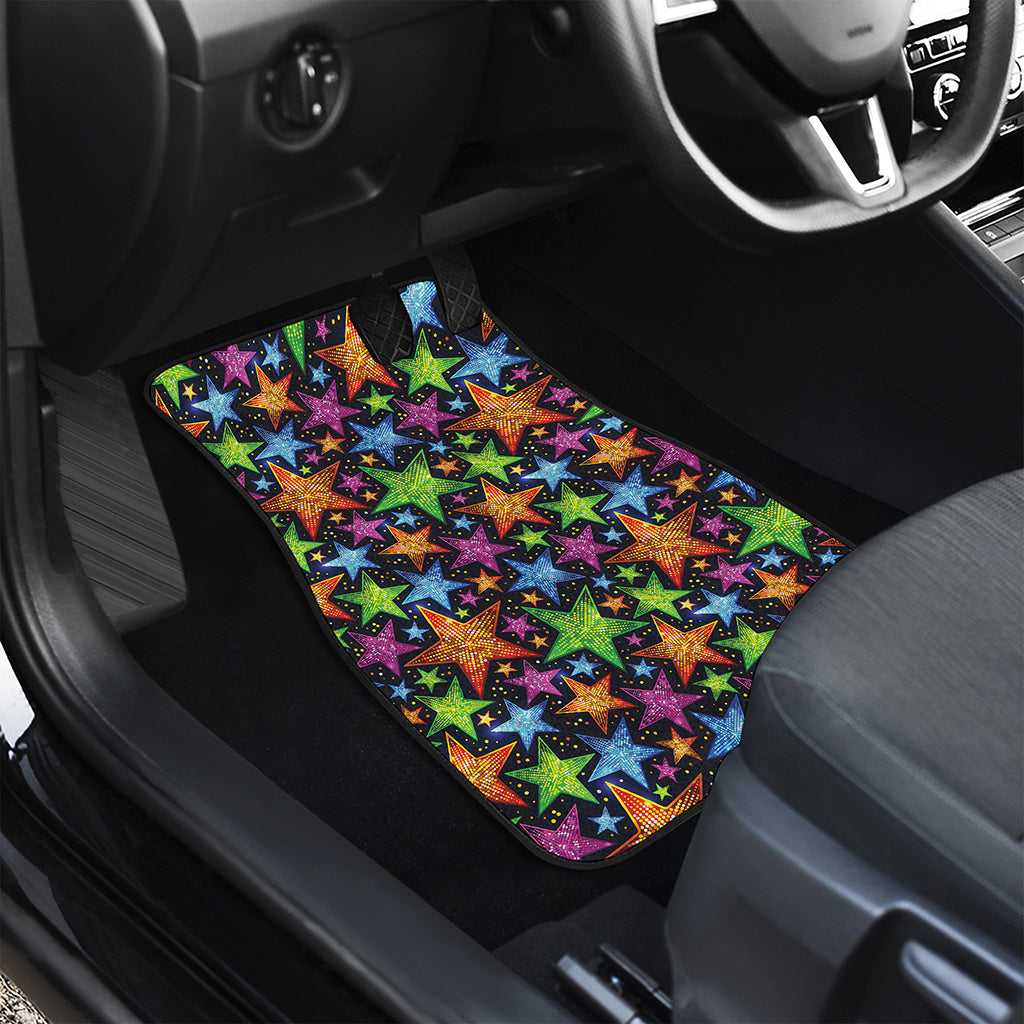 Fantastic Star Pattern Print Front Car Floor Mats