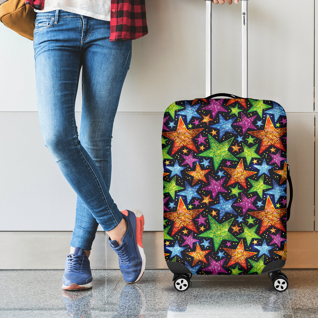 Fantastic Star Pattern Print Luggage Cover
