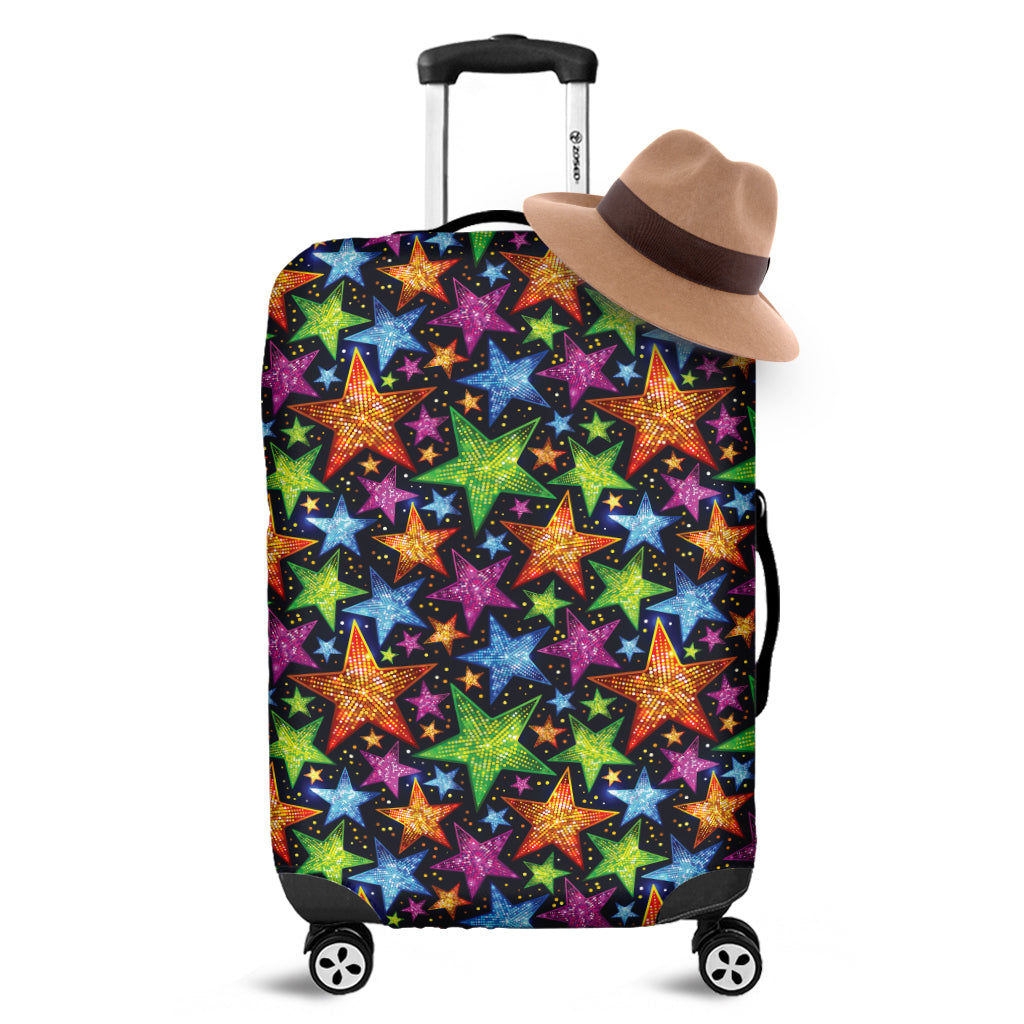Fantastic Star Pattern Print Luggage Cover