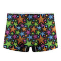 Fantastic Star Pattern Print Men's Boxer Briefs