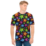 Fantastic Star Pattern Print Men's T-Shirt