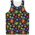 Fantastic Star Pattern Print Men's Tank Top