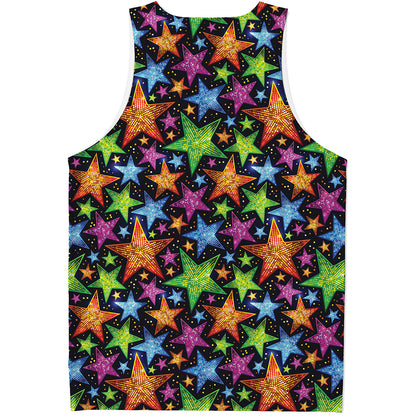 Fantastic Star Pattern Print Men's Tank Top