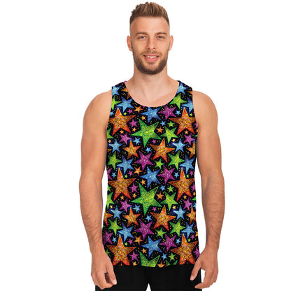 Fantastic Star Pattern Print Men's Tank Top