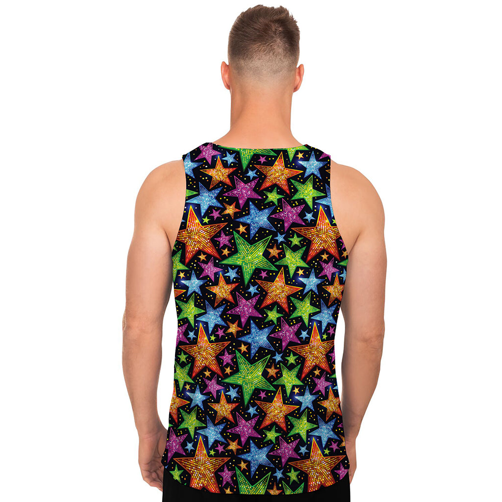 Fantastic Star Pattern Print Men's Tank Top
