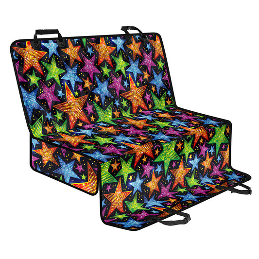Fantastic Star Pattern Print Pet Car Back Seat Cover