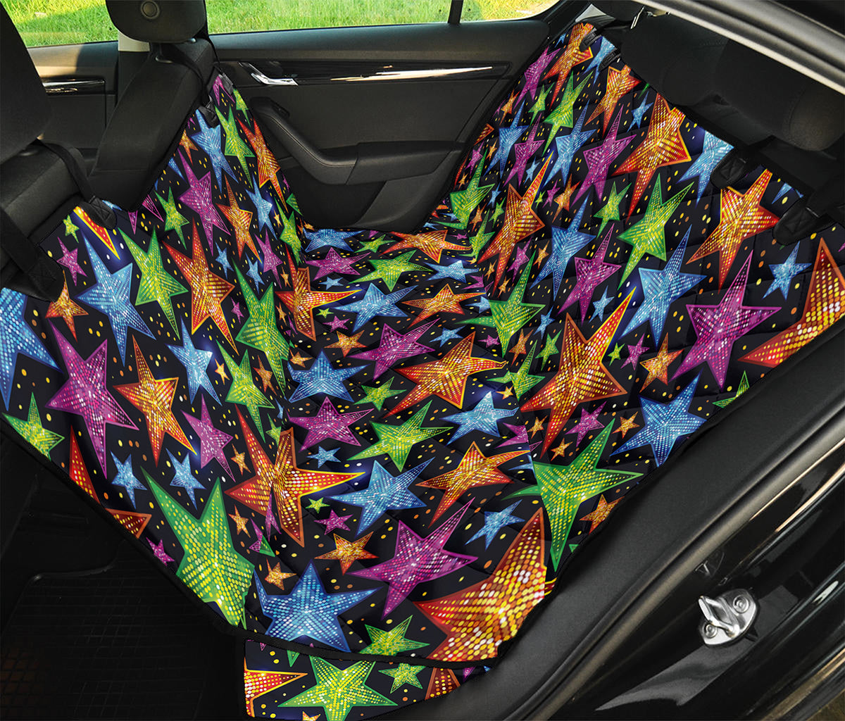 Fantastic Star Pattern Print Pet Car Back Seat Cover