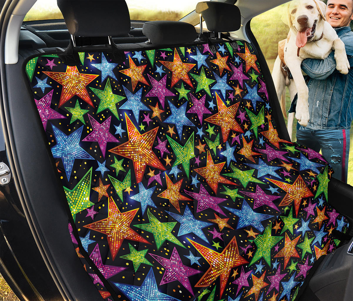 Fantastic Star Pattern Print Pet Car Back Seat Cover