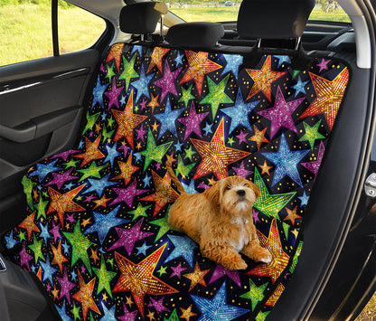 Fantastic Star Pattern Print Pet Car Back Seat Cover