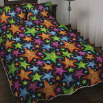 Fantastic Star Pattern Print Quilt Bed Set