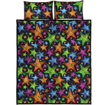 Fantastic Star Pattern Print Quilt Bed Set