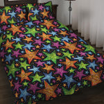 Fantastic Star Pattern Print Quilt Bed Set