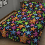 Fantastic Star Pattern Print Quilt Bed Set