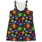 Fantastic Star Pattern Print Women's Racerback Tank Top
