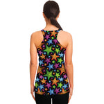 Fantastic Star Pattern Print Women's Racerback Tank Top