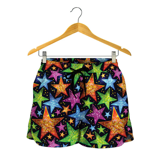 Fantastic Star Pattern Print Women's Shorts