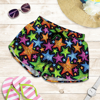 Fantastic Star Pattern Print Women's Shorts