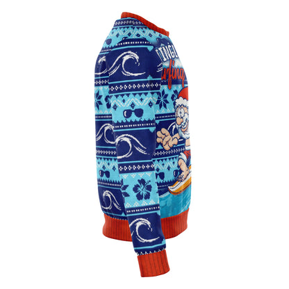 Jingle Bells Surfing Swells Ugly Christmas Sweater