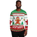 I'm Into Fitness Cookie In My Mouth Ugly Christmas Sweater