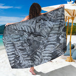 Fern Fossil Print Beach Sarong Wrap