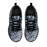 Fern Fossil Print Black Sneakers