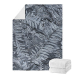 Fern Fossil Print Blanket