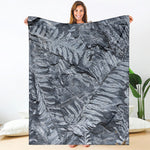 Fern Fossil Print Blanket