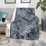 Fern Fossil Print Blanket