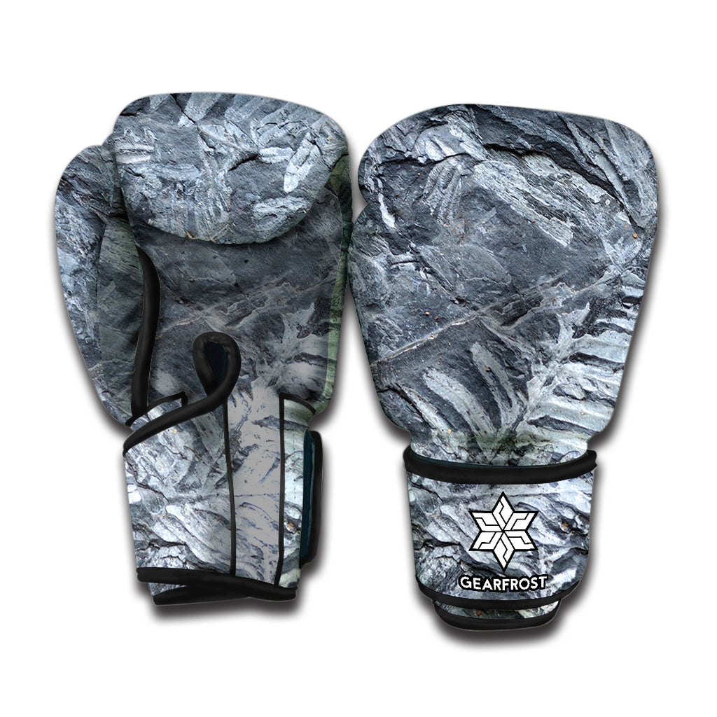 Fern Fossil Print Boxing Gloves