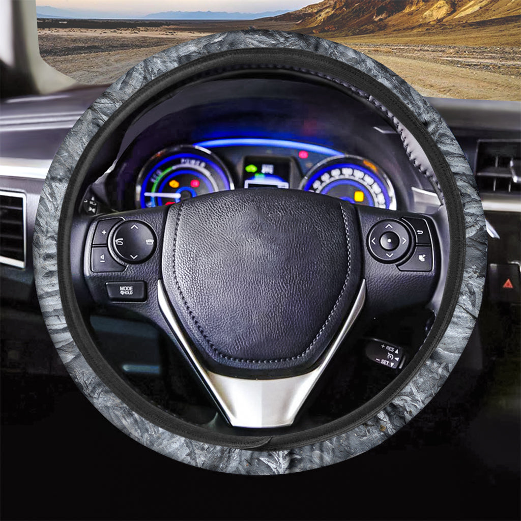 Fern Fossil Print Car Steering Wheel Cover