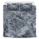 Fern Fossil Print Duvet Cover Bedding Set