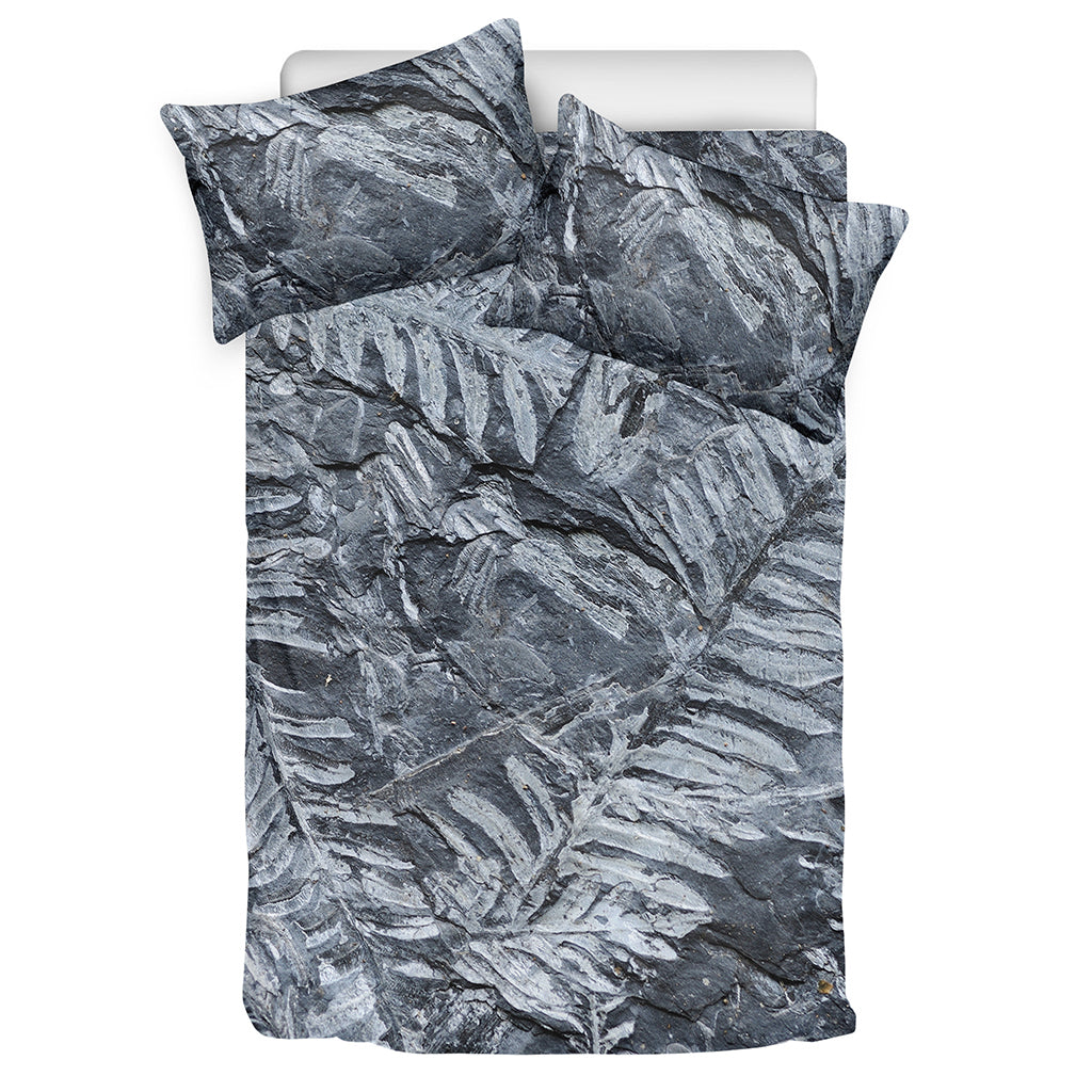 Fern Fossil Print Duvet Cover Bedding Set