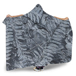 Fern Fossil Print Hooded Blanket