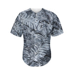 Fern Fossil Print Men's Baseball Jersey