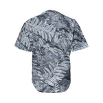 Fern Fossil Print Men's Baseball Jersey