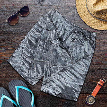 Fern Fossil Print Men's Shorts