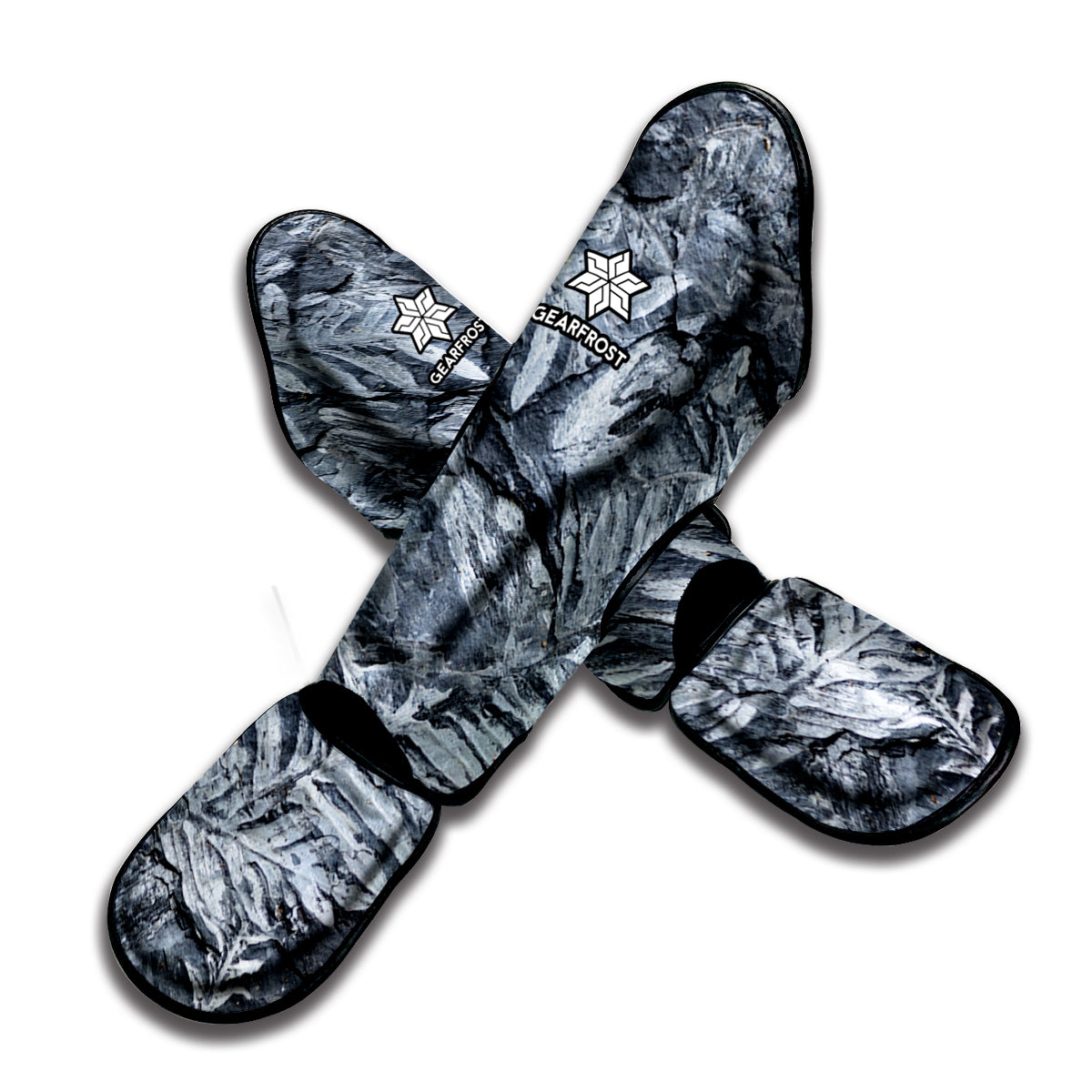 Fern Fossil Print Muay Thai Shin Guard