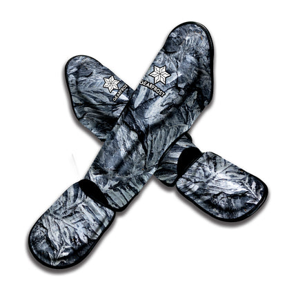 Fern Fossil Print Muay Thai Shin Guard