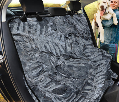 Fern Fossil Print Pet Car Back Seat Cover