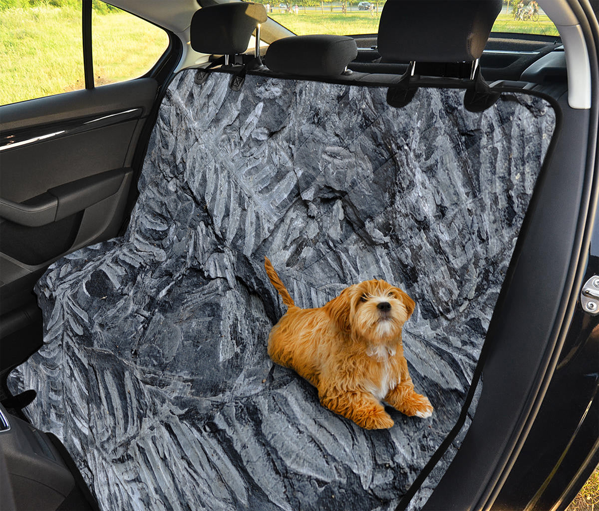 Fern Fossil Print Pet Car Back Seat Cover