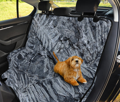 Fern Fossil Print Pet Car Back Seat Cover