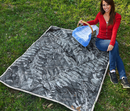 Fern Fossil Print Quilt