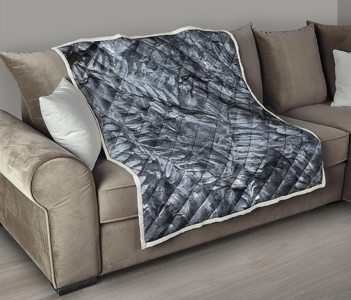 Fern Fossil Print Quilt