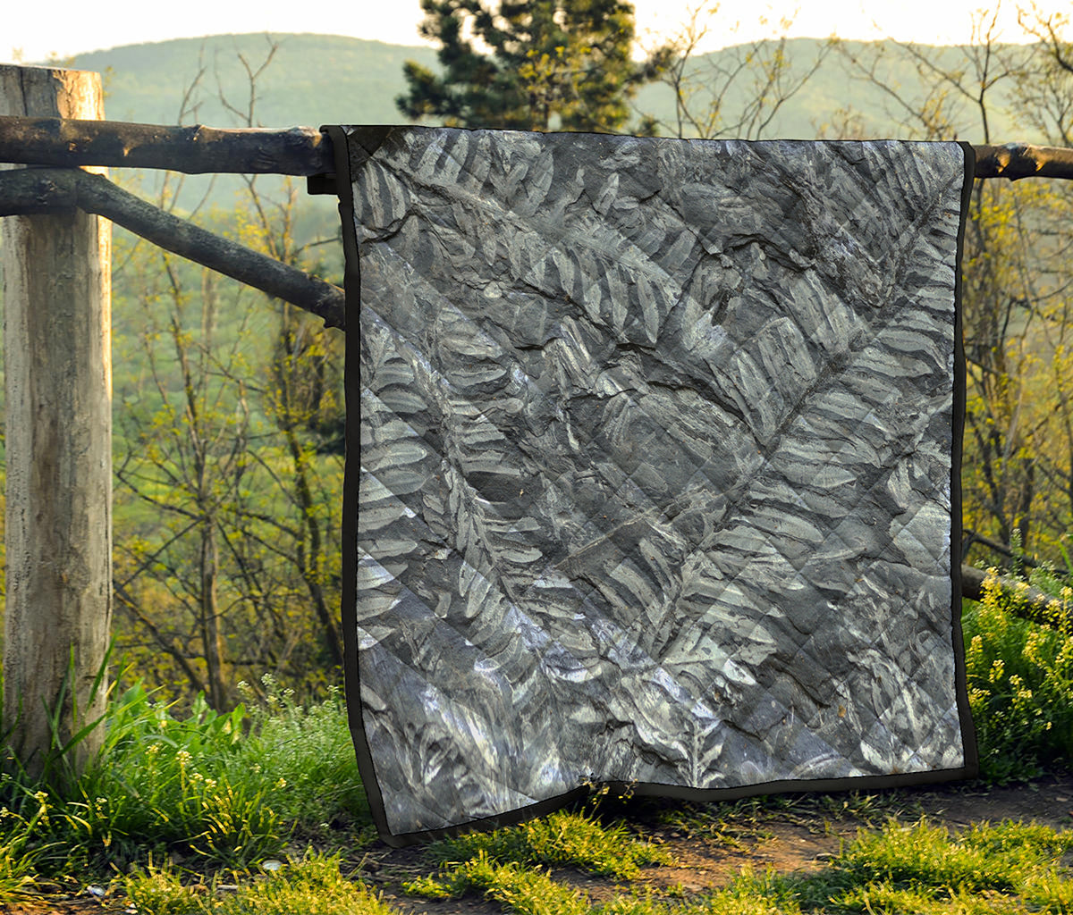 Fern Fossil Print Quilt