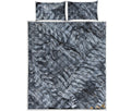 Fern Fossil Print Quilt Bed Set