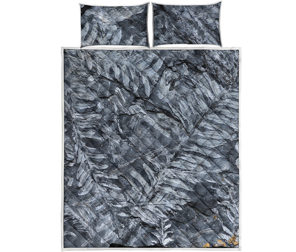 Fern Fossil Print Quilt Bed Set