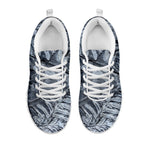 Fern Fossil Print White Sneakers