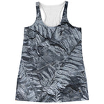 Fern Fossil Print Women's Racerback Tank Top