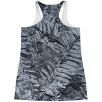 Fern Fossil Print Women's Racerback Tank Top