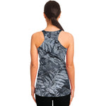 Fern Fossil Print Women's Racerback Tank Top